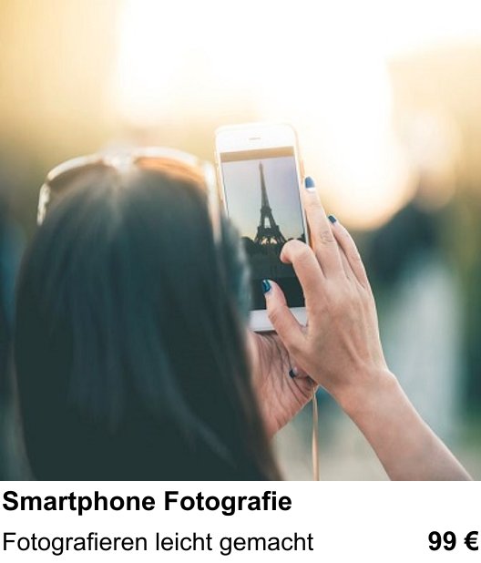 Fotografieren leicht gemacht – Fotokurs Smartphone Fotografie in Bremen