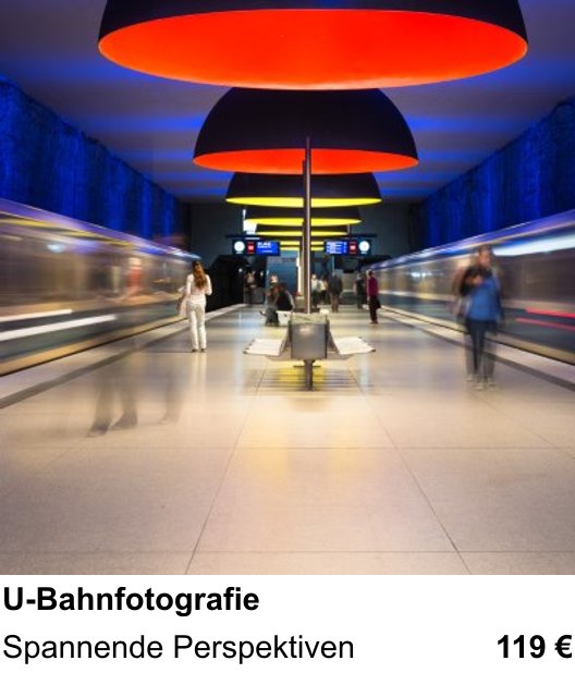 Spannende Perspektiven – Fotokurs U-Bahnfotografie in Bremen