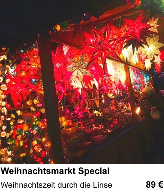 Weihnachtszeit durch die Linse – Fotokurs Weihnachtsmarkt Special in Bremen