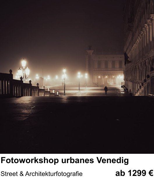 Motivorientierter Fotoworkshop mit dem Thema Fotoworkshop urbanes Venedig: Street & Architekturfotografie