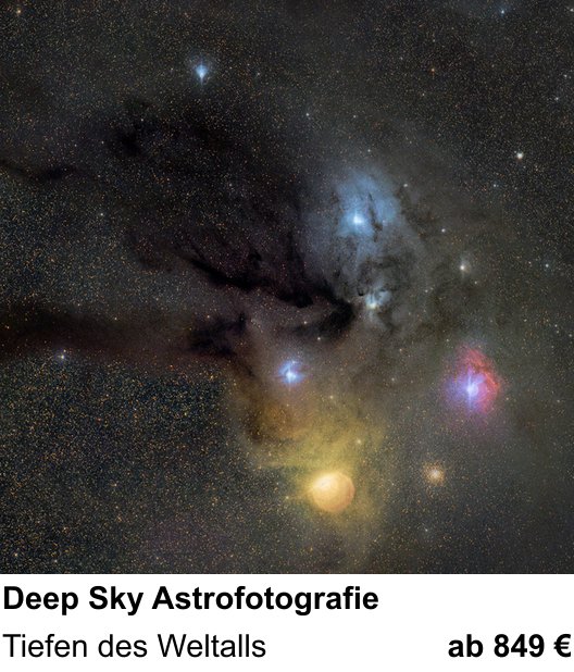 Motivorientierter Fotoworkshop mit dem Thema Deep Sky Astrofotografie: Tiefen des Weltalls